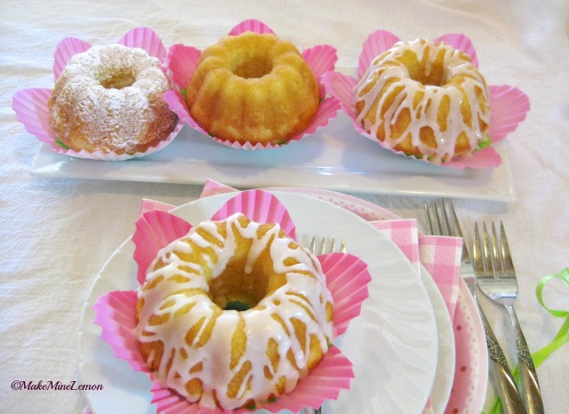Mini Lemon Bundt Cakes - The Baking ChocolaTess
